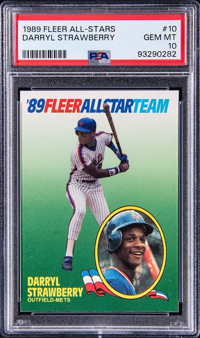 1989 Fleer Darryl Strawberry All-Stars #10 card image