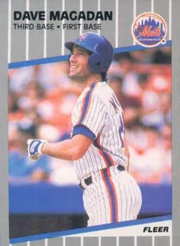 1989 Fleer Dave Magadan #41 card image