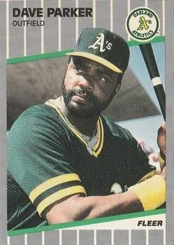1989 Fleer Dave Parker #19 card image