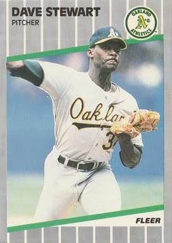 1989 Fleer Dave Stewart #23 card image