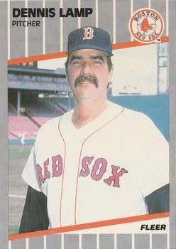 1989 Fleer Dennis Lamp #92 card image