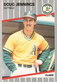 1989 Fleer Doug Jennings #14 card image