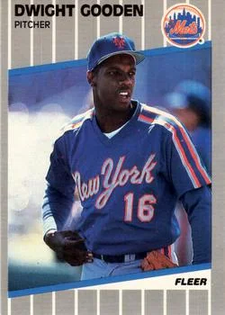1989 Fleer Dwight Gooden #36 card image