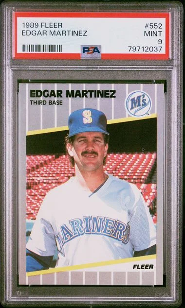 1989 Fleer Edgar Martinez #552 card image