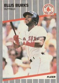 1989 Fleer Ellis Burks #83 card image