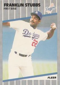 1989 Fleer Franklin Stubbs #74 card image