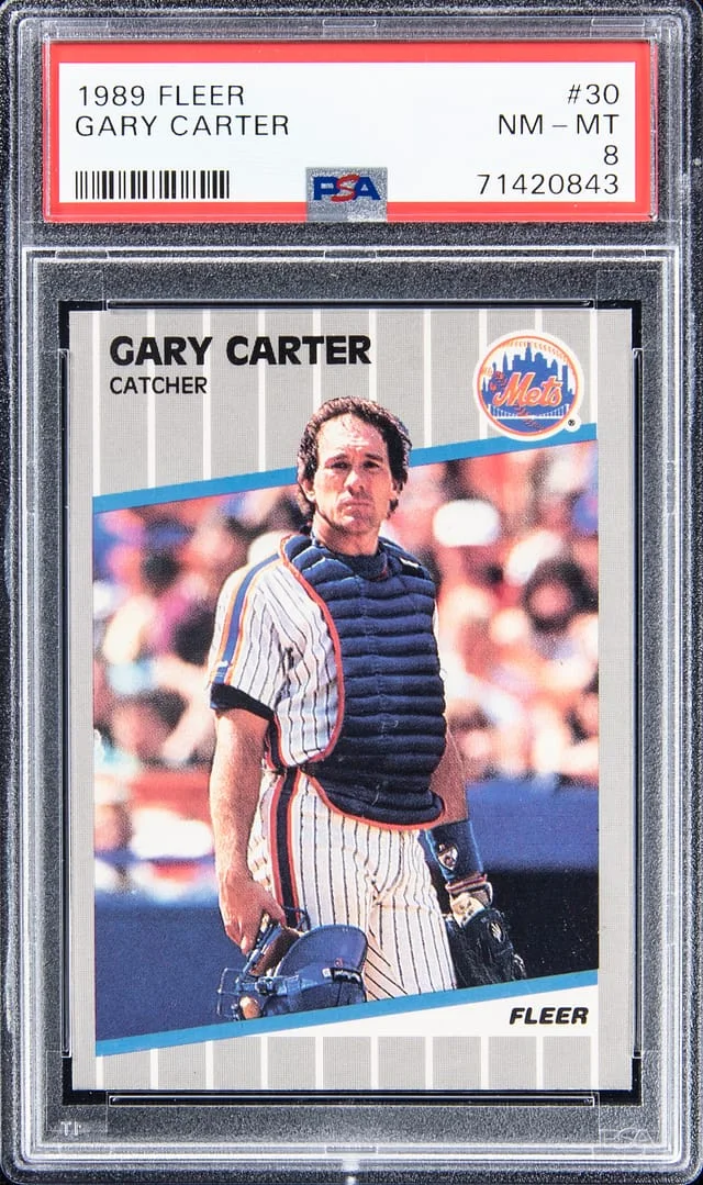 1989 Fleer Gary Carter #30 card image