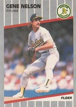 1989 Fleer Gene Nelson #18 card image