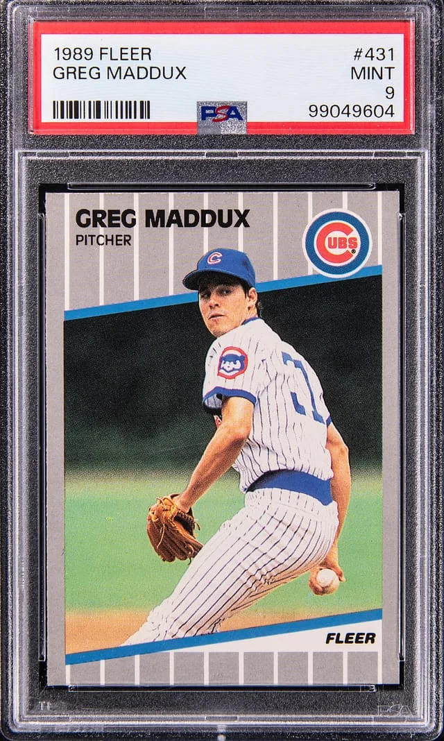 1989 Fleer Greg Maddux #431 card image