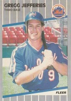 1989 Fleer Gregg Jefferies #38 card image