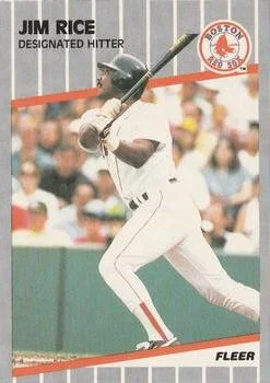 1989 Fleer Jim Rice #97 card image