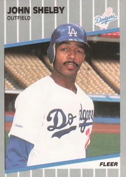 1989 Fleer John Shelby #73 card image