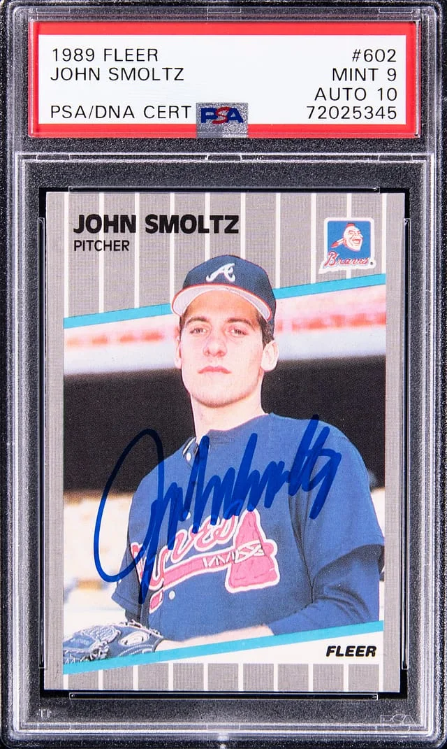 1989 Fleer John Smoltz #602 card image