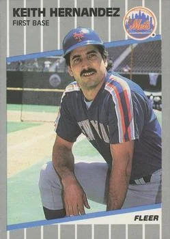 1989 Fleer Keith Hernandez #37 card image