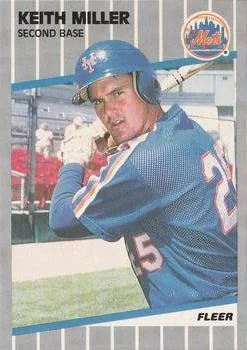1989 Fleer Keith Miller #45 card image