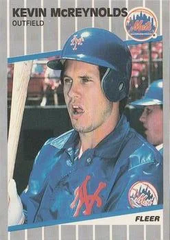 1989 Fleer Kevin McReynolds #44 card image