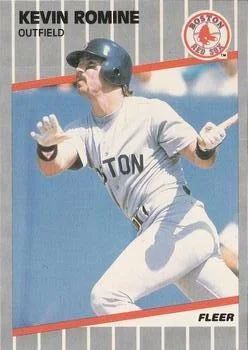 1989 Fleer Kevin Romine ERRERR: Randy Kutcher pictured (batting) #98a card image