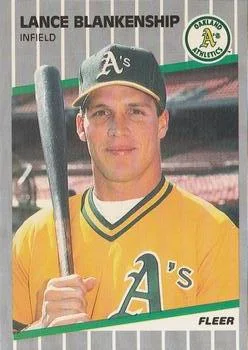 1989 Fleer Lance Blankenship #2 card image