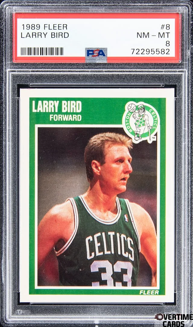 1989 Fleer Larry Bird #8 card image
