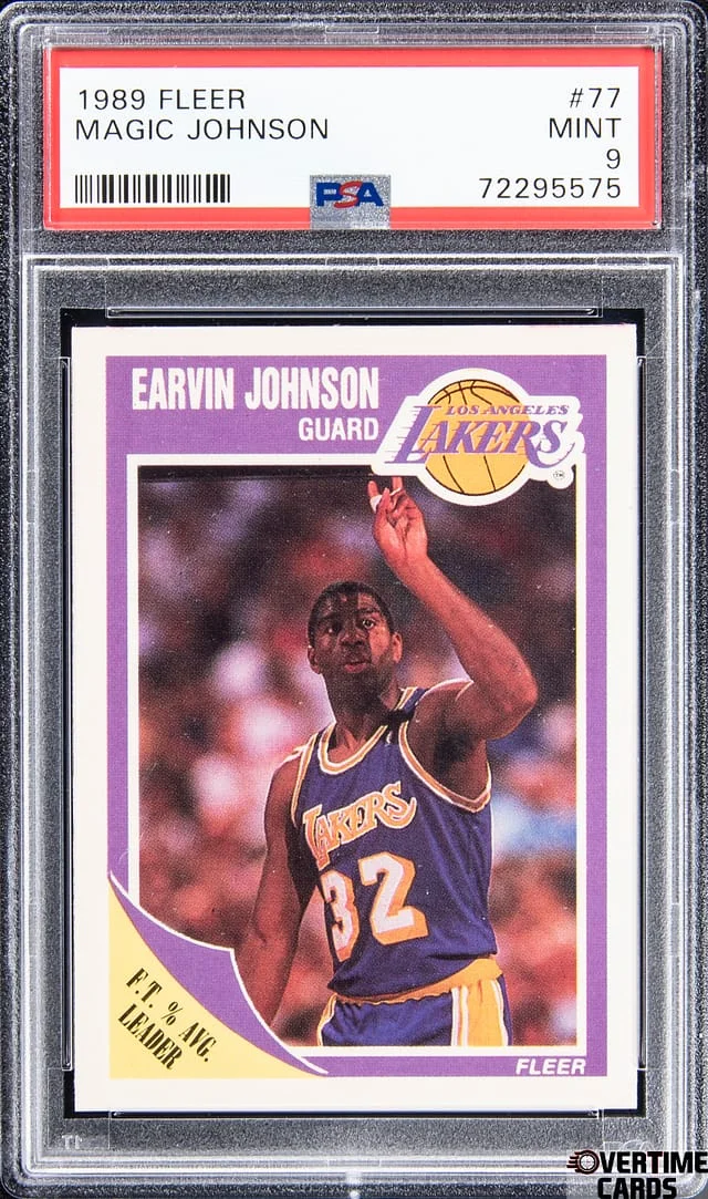 1989 Fleer Magic Johnson #77 card image