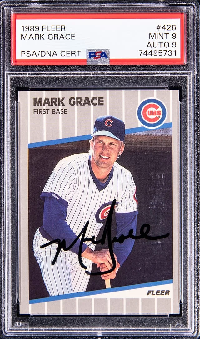 1989 Fleer Mark Grace #426 card image