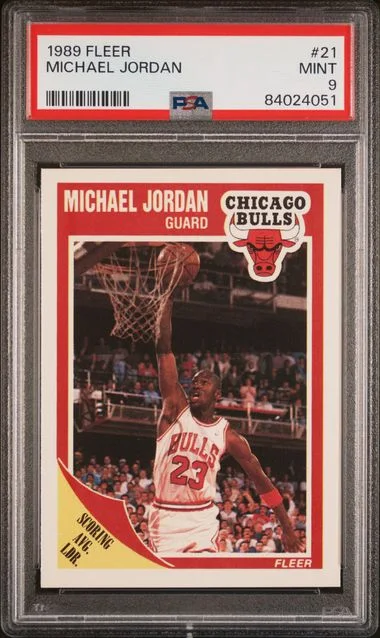 1989 Fleer Michael Jordan #21 card image