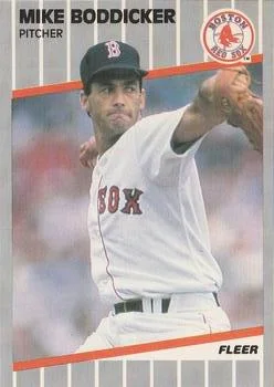 1989 Fleer Mike Boddicker #80 card image