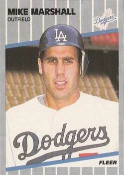 1989 Fleer Mike Marshall #66 card image