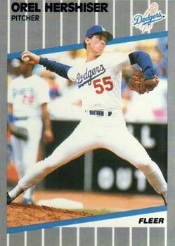 1989 Fleer Orel Hershiser #62 card image