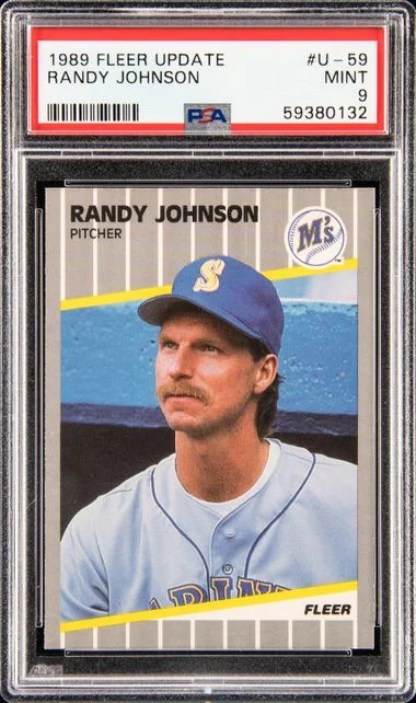 1989 Fleer Randy Johnson Update #U-59 card image
