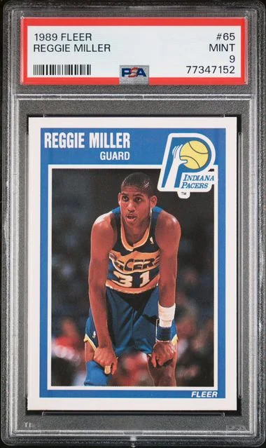 1989 Fleer Reggie Miller #65 card image