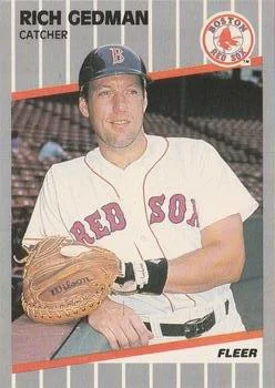 1989 Fleer Rich Gedman #89 card image