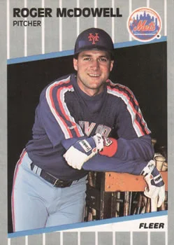 1989 Fleer Roger McDowell #43 card image