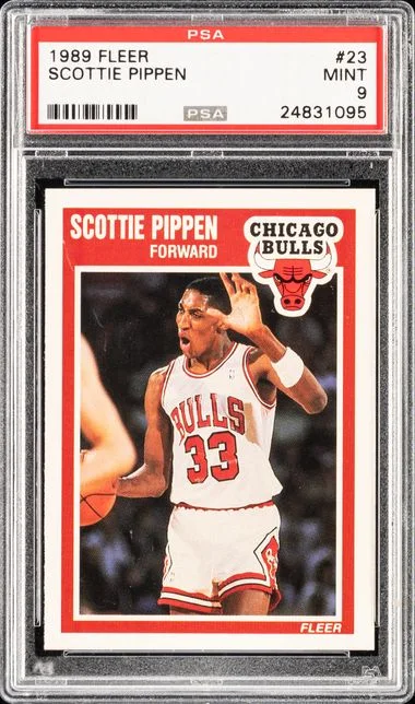 1989 Fleer Scottie Pippen #23 card image