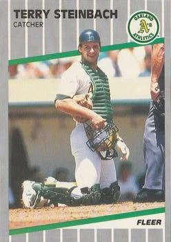 1989 Fleer Terry Steinbach #22 card image