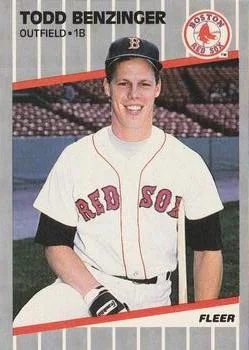1989 Fleer Todd Benzinger #79 card image
