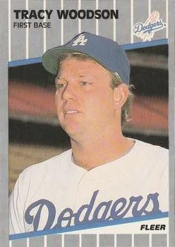 1989 Fleer Tracy Woodson #77 card image