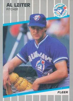 1989 Fleer Update Al Leiter #U-70 card image