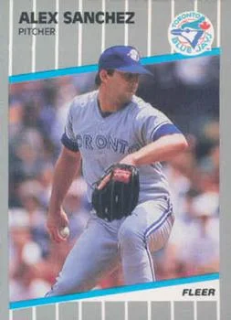 1989 Fleer Update Alex Sanchez #U-71 card image