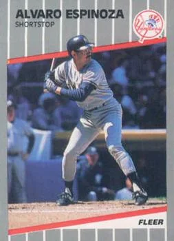 1989 Fleer Update Alvaro Espinoza #U-47 card image