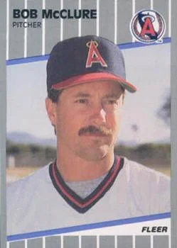1989 Fleer Update Bob McClure #U-14 card image