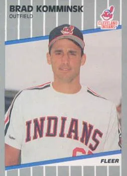 1989 Fleer Update Brad Komminsk #U-28 card image