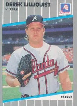 1989 Fleer Update Derek Lilliquist #U-73 card image