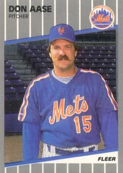 1989 Fleer Update Don Aase #U-100 card image