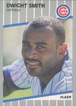 1989 Fleer Update Dwight Smith #U-79 card image