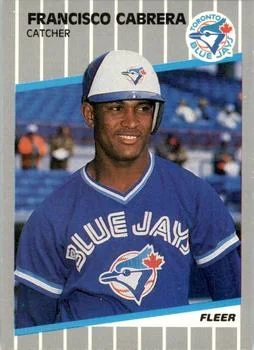 1989 Fleer Update Francisco Cabrera XRC #U-68 card image