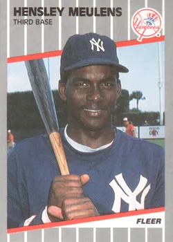 1989 Fleer Update Hensley Meulens #U-51 card image