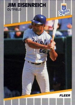 1989 Fleer Update Jim Eisenreich #U-38 card image