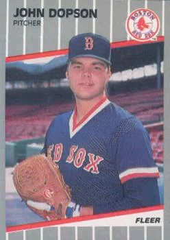 1989 Fleer Update John Dopson #U-8 card image