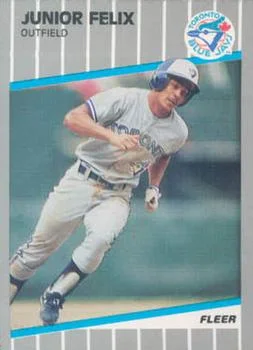 1989 Fleer Update Junior Felix XRC #U-69 card image